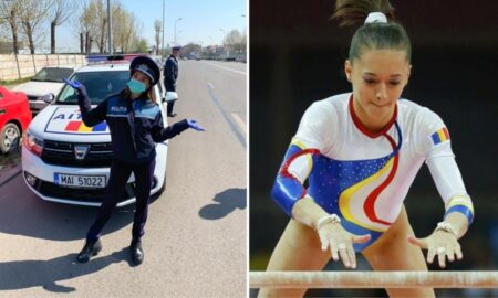 Schimbări în vremuri de criză! A renunțat la costumul de gimnastică pentru cel de polițist