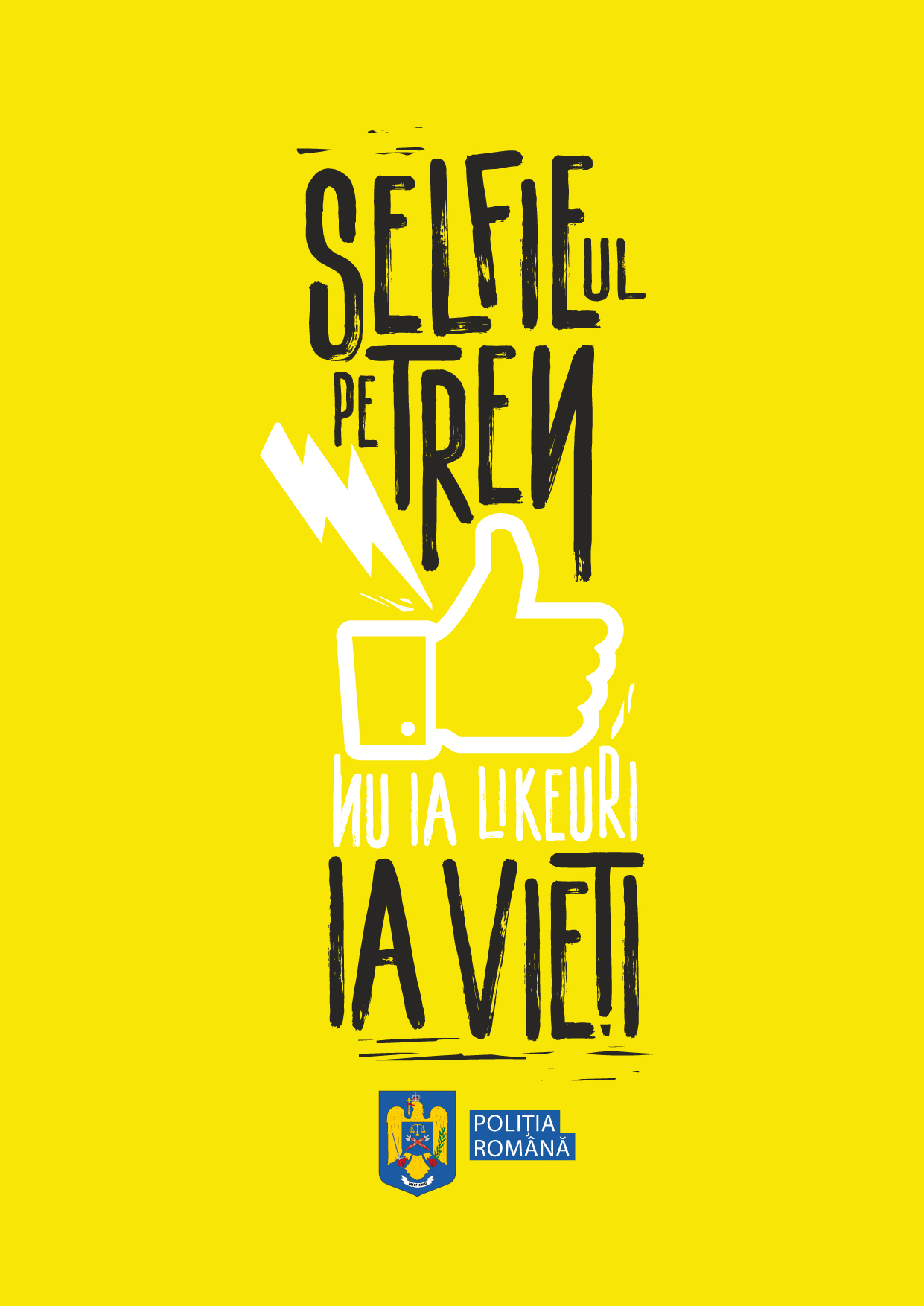 SELFIE-UL PE TREN NU IA LIKE-URI, IA VIEȚI – Campanie derulata de Politia Romana si CFR