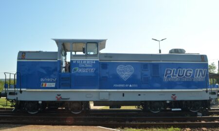 Prima locomotiva electrica a CONPET S.A. a fost pusa in functiune