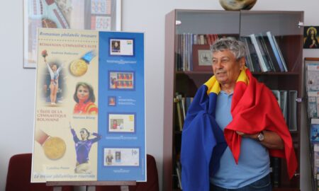 Vizită fulger a lui Mircea Lucescu în România! Romfilatelia a demarat proiectul „Campioni de legendă”