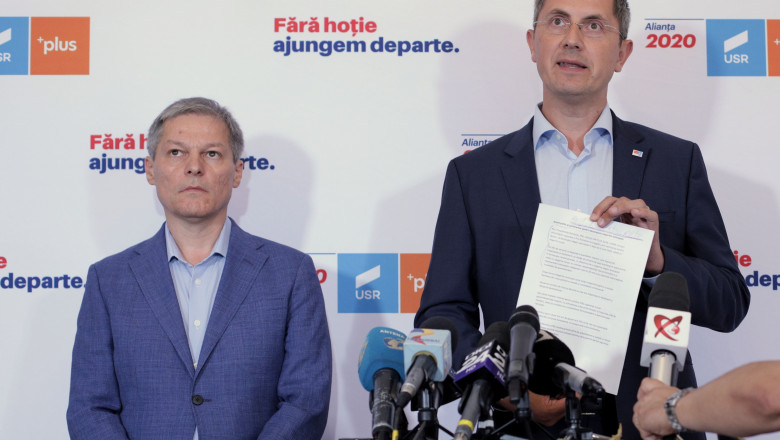 Reacțiile lui Barna și Cioloș privind scandalul din USR-PLUS