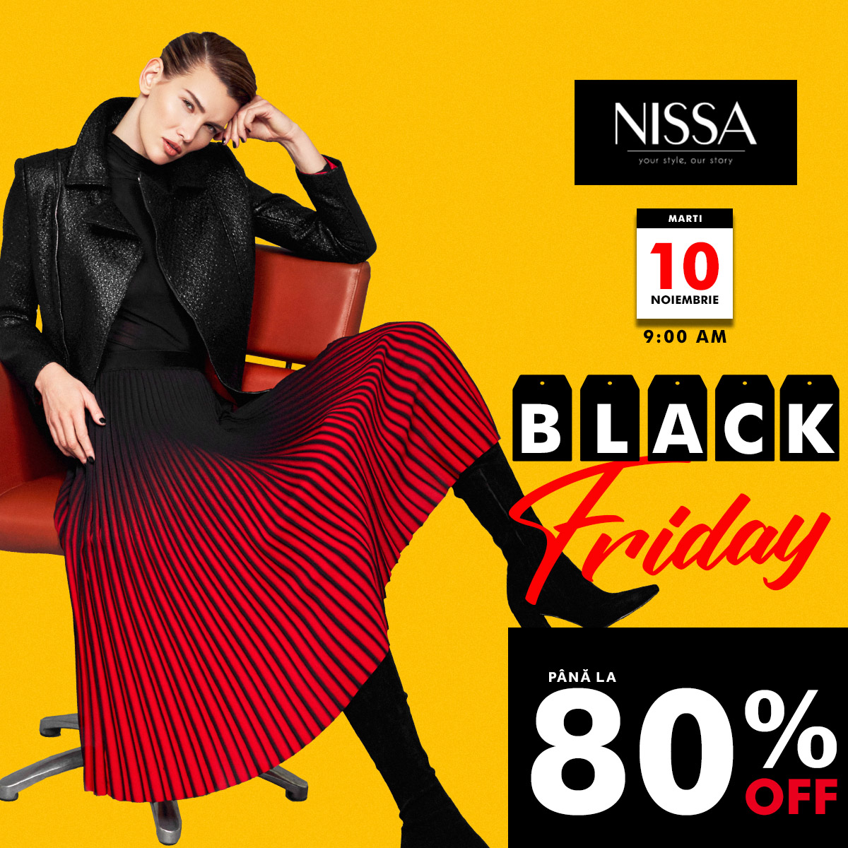 Black Friday la NISSA. Reduceri spectaculoase de până la 80% la o gamă largă de produse