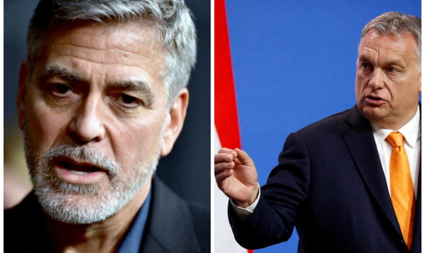 George Clooney i-a dat lovitură de K.O. premierului ungar Viktor Orban. Reacție șocantă a guvernului Ungariei