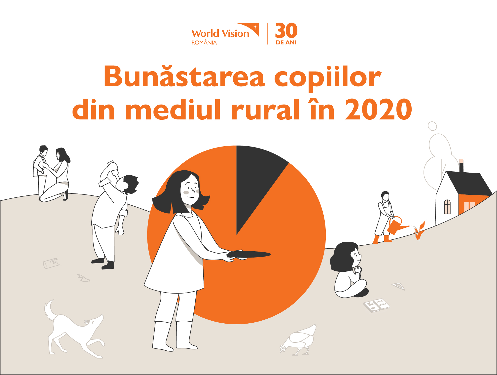 Raportul „Bunăstarea copiilor din mediul rural în 2020”, semnal de alarmă pentru România