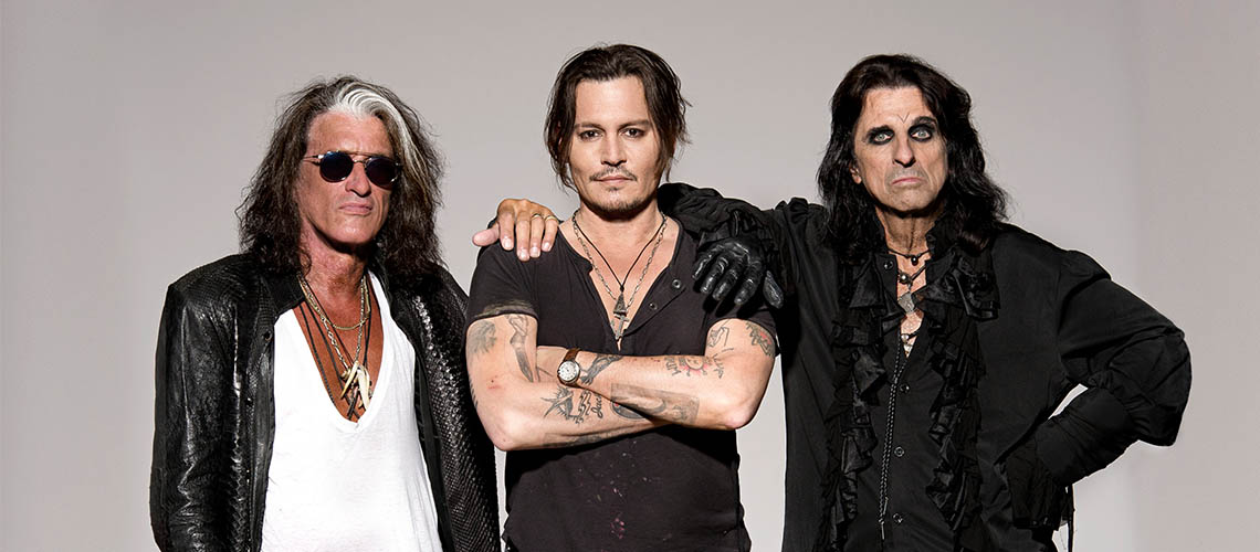 Johnny Depp, Alice Cooper și Joe Perry vin în România. 10.000 de bilete se pun în vânzare începând…