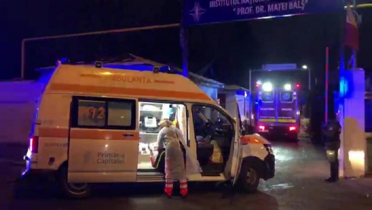 Incendiu violent la Spitalul Matei Balș din Capitală. Patru persoane au murit carbonizate