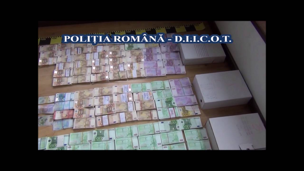 Cea mai mare rețea de falsificatori descoperită în România. Sute de mii de euro falși circulă în 10 țări din UE
