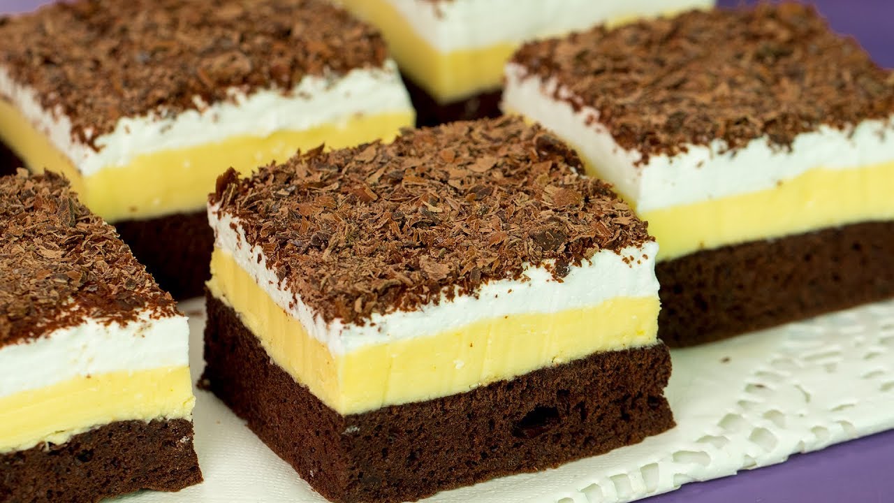 Prăjitura Duo Crème. Rețetă pentru un desert rapid fără migală în bucătărie