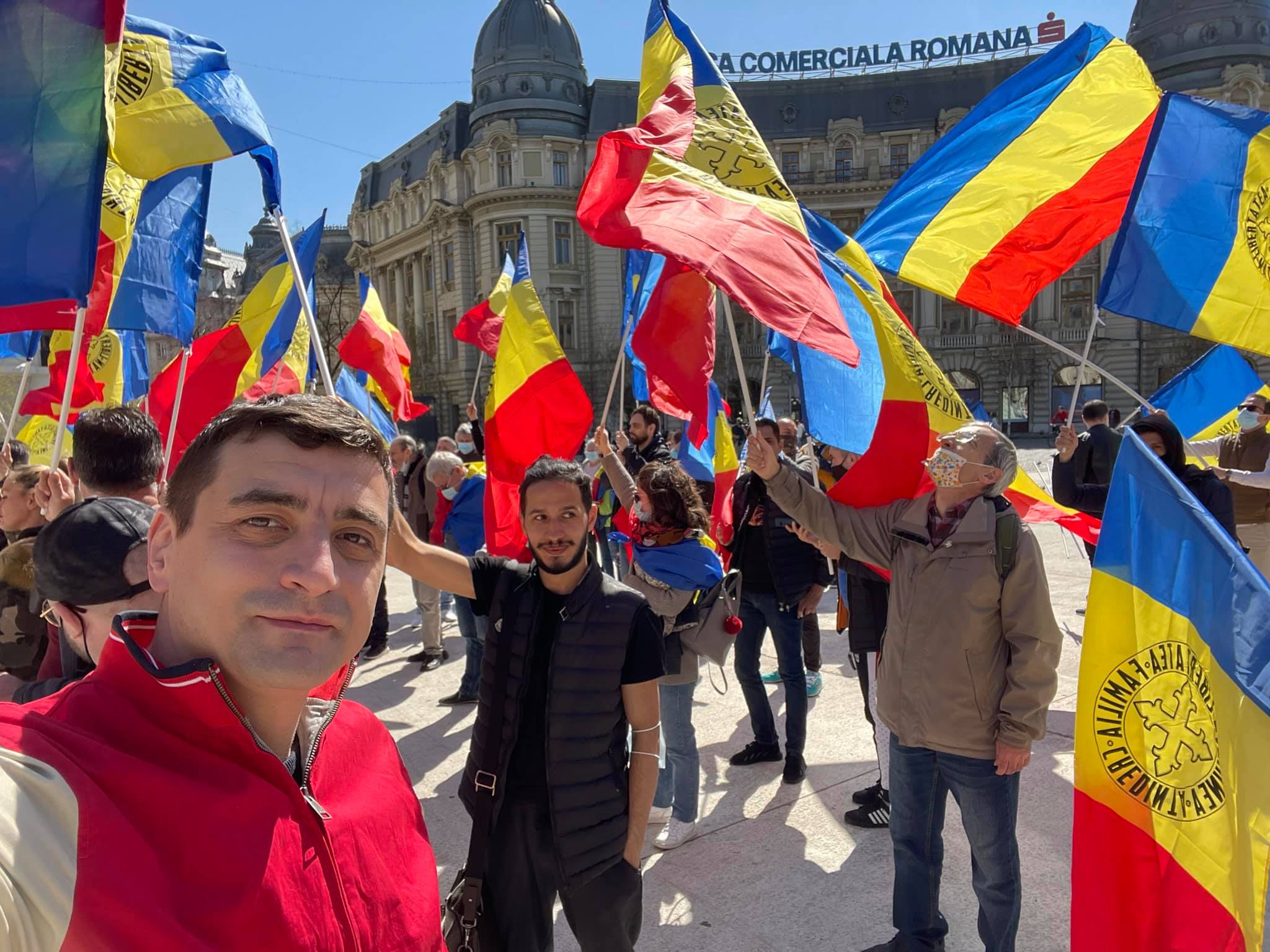 Nou protest în București fața de restricțiile impuse de autorități