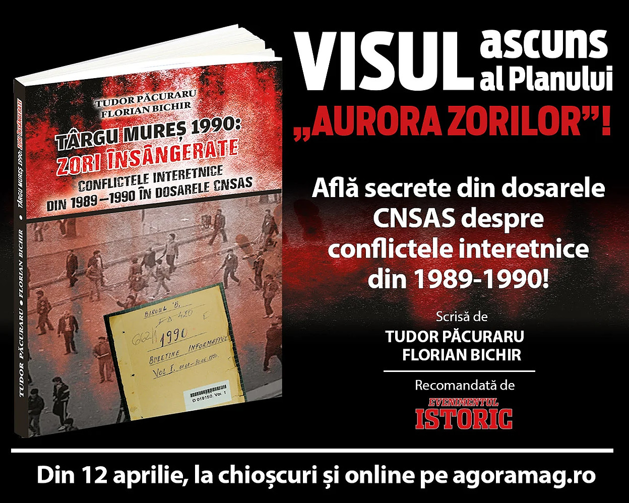 Zori însângerate. O carte istorică blocată la vânzare. Au deranjat dezvăluirile legate de manipulările din conflictul interetnic din 1990?