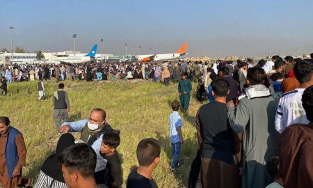 Haos pe aeroportul din Kabul