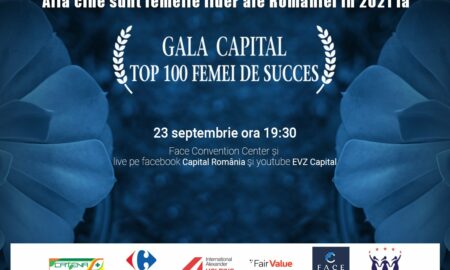 Capital TOP 100 femei de succes din România. Ediția 2021 poate fi găsită acum pe piață!