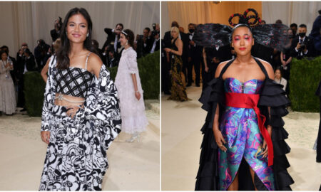 Emma Răducanu vs Naomi Osaka pe covorul roșu la Met Gala. Noua venită îi face față cu grație fostei număr 1 al tenisului feminin