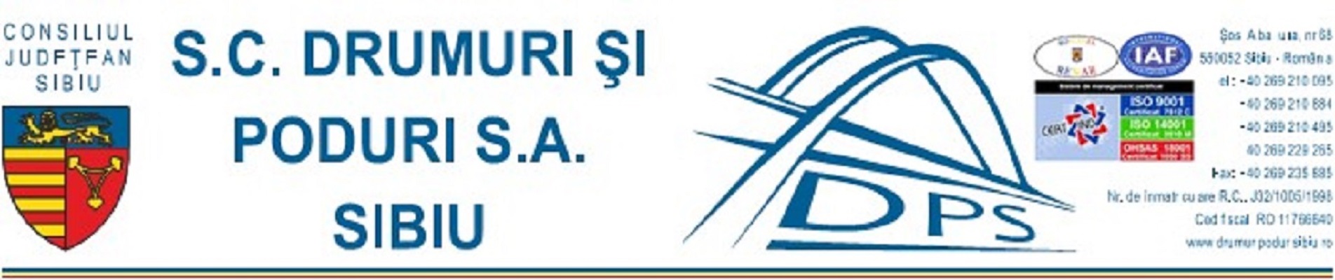 ANUNŢ  privind selecția pentru funcția de director general și director economic ai  Societății Drumuri și Poduri SA (P)