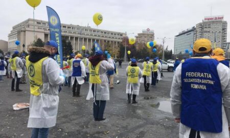 Sindicaliștii din sănătate, metodă inedită: A început „Protestul pentru drepturile neacordate”