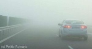Avertisment pentru șoferi. Trafic în condiții de ceață pe mai multe drumuri din țară