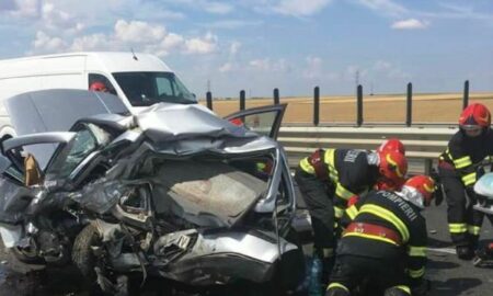 Polițiștii, îngroziți de accidentul de pe Autostrada Vestului. „Oameni buni, vă rugăm insistent…”