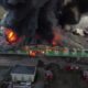 Un incendiu a izbucnit în Timișoara la un depozit aflat lângă o hală cu azotat de amoniu. Alertă de poluare trimisă de ISU