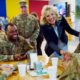 Jill Biden a adus un cadou inedit pentru militarii de la baza Kogălniceanu