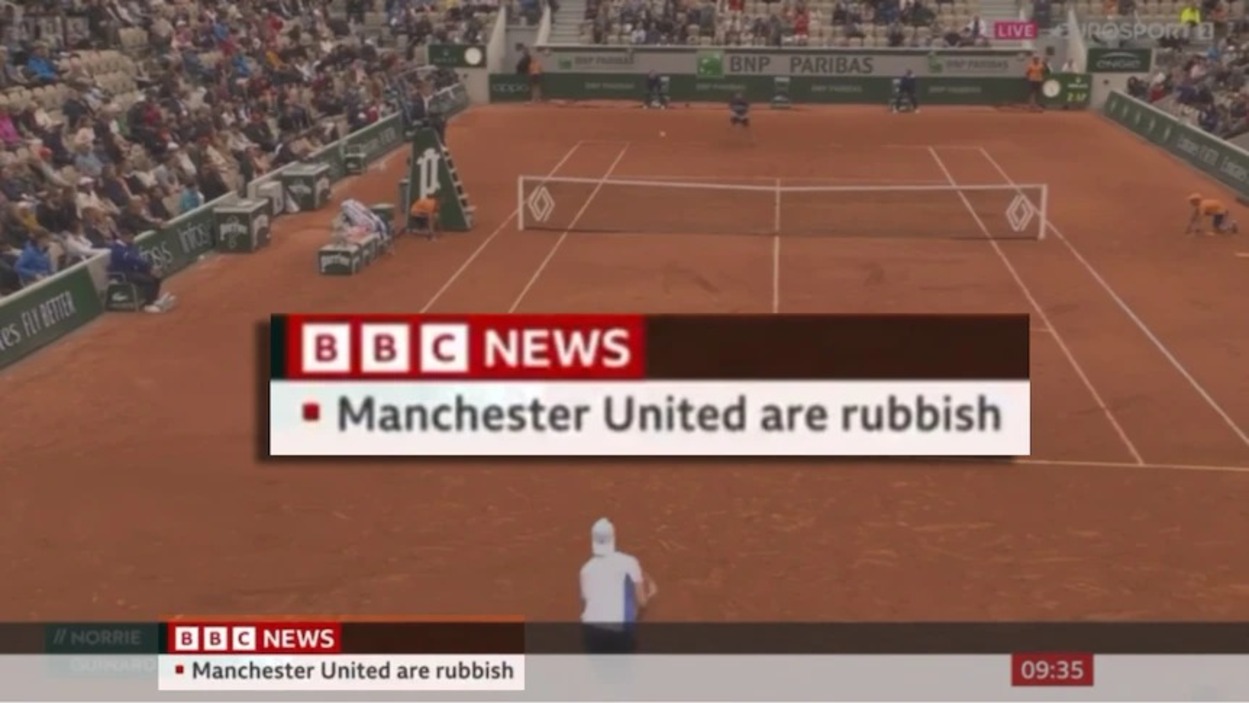 Gafă enormă a celor de la BBC, cu apariția unui mesaj ofensator la adresa echipei Manchester United. Cum au justificat situația