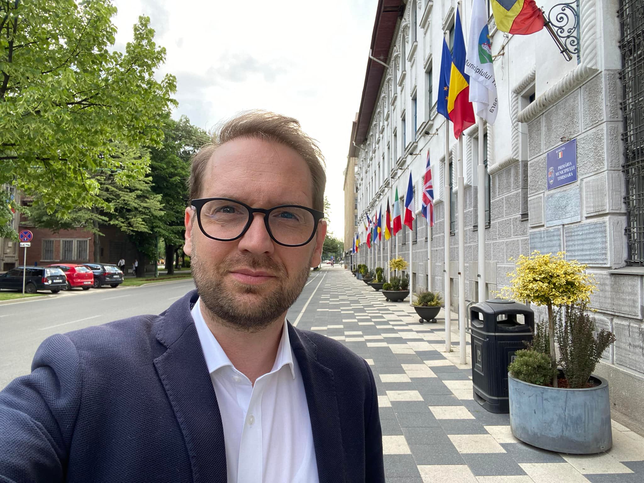 Dominic Fritz: Sunt primarul unui oraş care a făcut parte din Imperiul Austro-Ungar, supranumit „Mica Vienă”, Timişoara