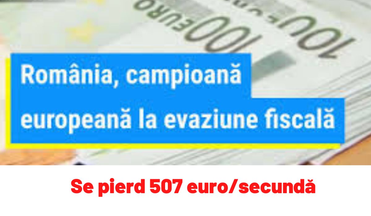 Încă un record atins de România! De data aceasta, în domeniul evaziunii fiscale
