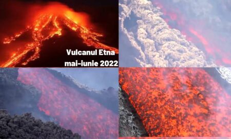 Vulcanul Etna, în plină erupție, a atras un echipaj de filmare până în buza craterului său
