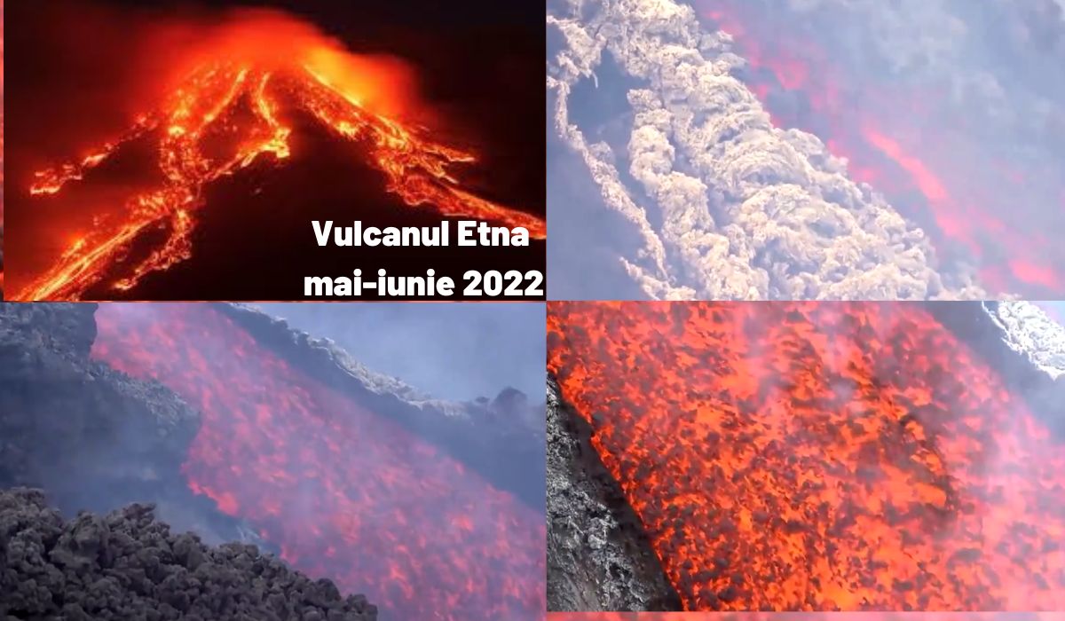 Vulcanul Etna, în plină erupție, a atras un echipaj de filmare până în buza craterului său