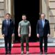 Iohannis, Macron, Scholz și Draghi s-au întâlnit cu Volodimir Zelenski. Dmitri Medvedev i-a atacat pe liderii europeni. FOTO