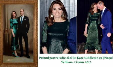 Kate și Prințul William, împreună pe perete. Este primul portret de cuplu, pictat și expus într-un muzeu