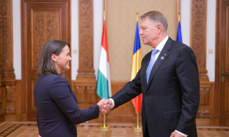 După 12 ani, la Bucureşti, prima vizită oficială la nivel înalt România – Ungaria: Klaus Iohannis şi Katalin Novak