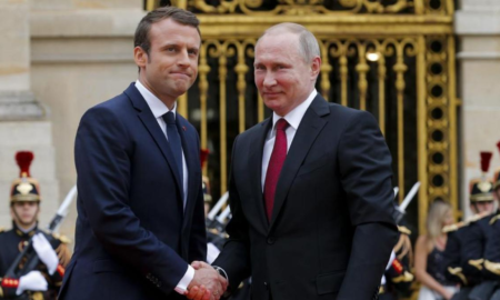 Macron acuză națiunile care rămân neutre în privința Ucrainei că sunt „complice” cu Rusia