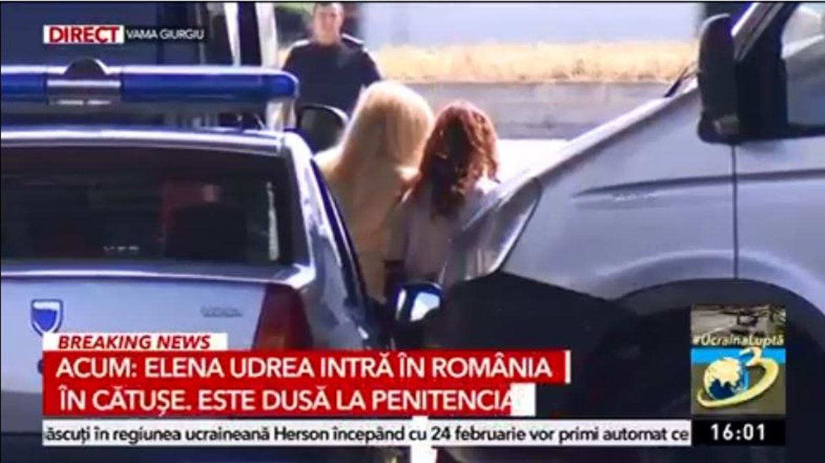 Elena Udrea a fost adusă în România şi va fi dusă la Penitenciarul pentru femei de la Târgşor