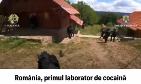 În România a fost descoperit primul  laborator de extragere a cocainei. Ce a rezultat în urma perchezițiilor