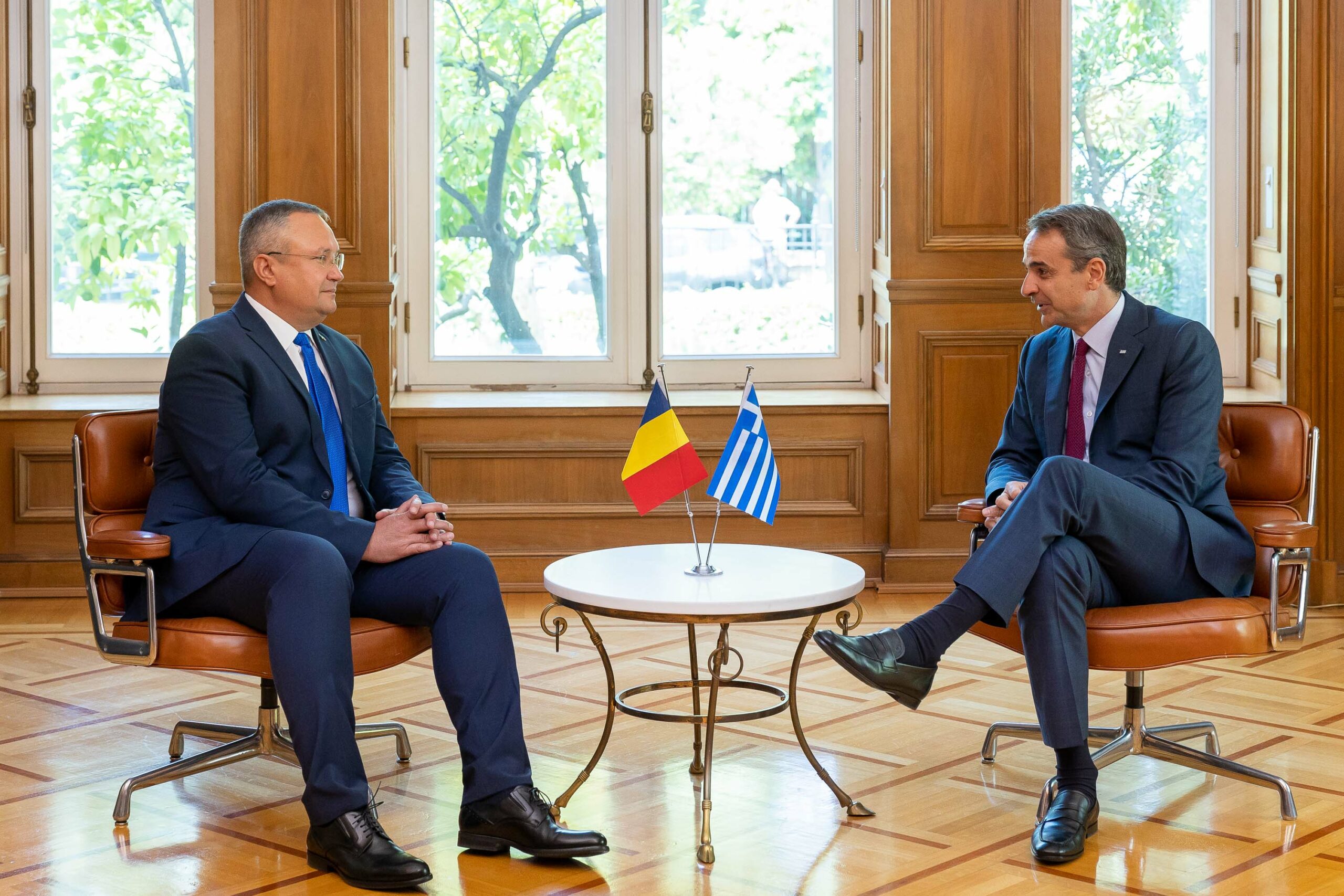 Vom importa gaze din Grecia. Premierul Nicolae Ciucă a cerut grecilor şi susţinere pentru intrarea în Schengen