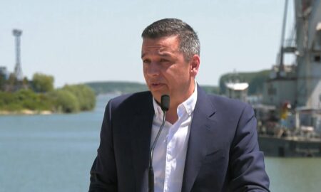 Sorin Grindeanu anunţă că a fost redeschisă linia ferată cu ecartament larg din Portul Galaţi. Lucrare, făcută în regie proprie