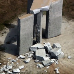 Monumentul care „ascundea planul de reducere a populației” a fost aruncat în aer. Video
