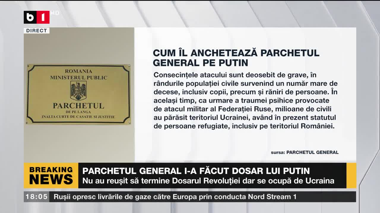 Cum au râs românii de anunțul Parchetului General că-i va ancheta pe Putin și ai lui pentru crime contra umanității