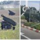 Sisteme HIMARS, văzute la Focșani. Temutele lansatoare de rachetă, filmate la intrarea în orașul vrâncean. Video