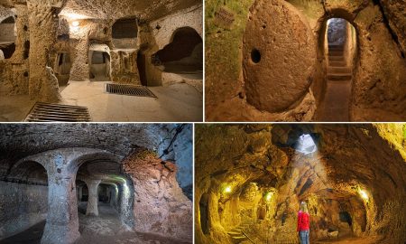Cum arată orașul subteran sau buncărele antice pe care l-a descoperit un bărbat în timp ce își renova casa. Imagini spectaculoase