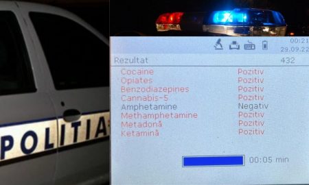 Drug Test cu un singur rezultat negativ! A fost înregistrat unui șofer din Capitală, noaptea trecută