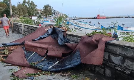 Ce a rămas din Burgas și Pomorie, Bulgaria după uraganul de ieri. VIDEO