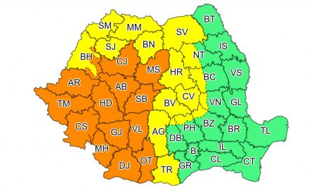 Alertă meteo. Zeci de județe din România, afectate de instabilitate atmosferică și ploi abundente