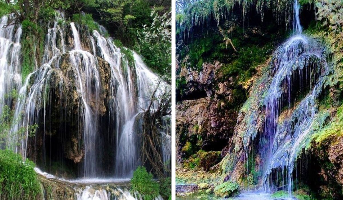Cascada cu apă termală a României, a doua din Europa, este o minune a naturii. Îşi schimbă culoarea în fiecare anotimp