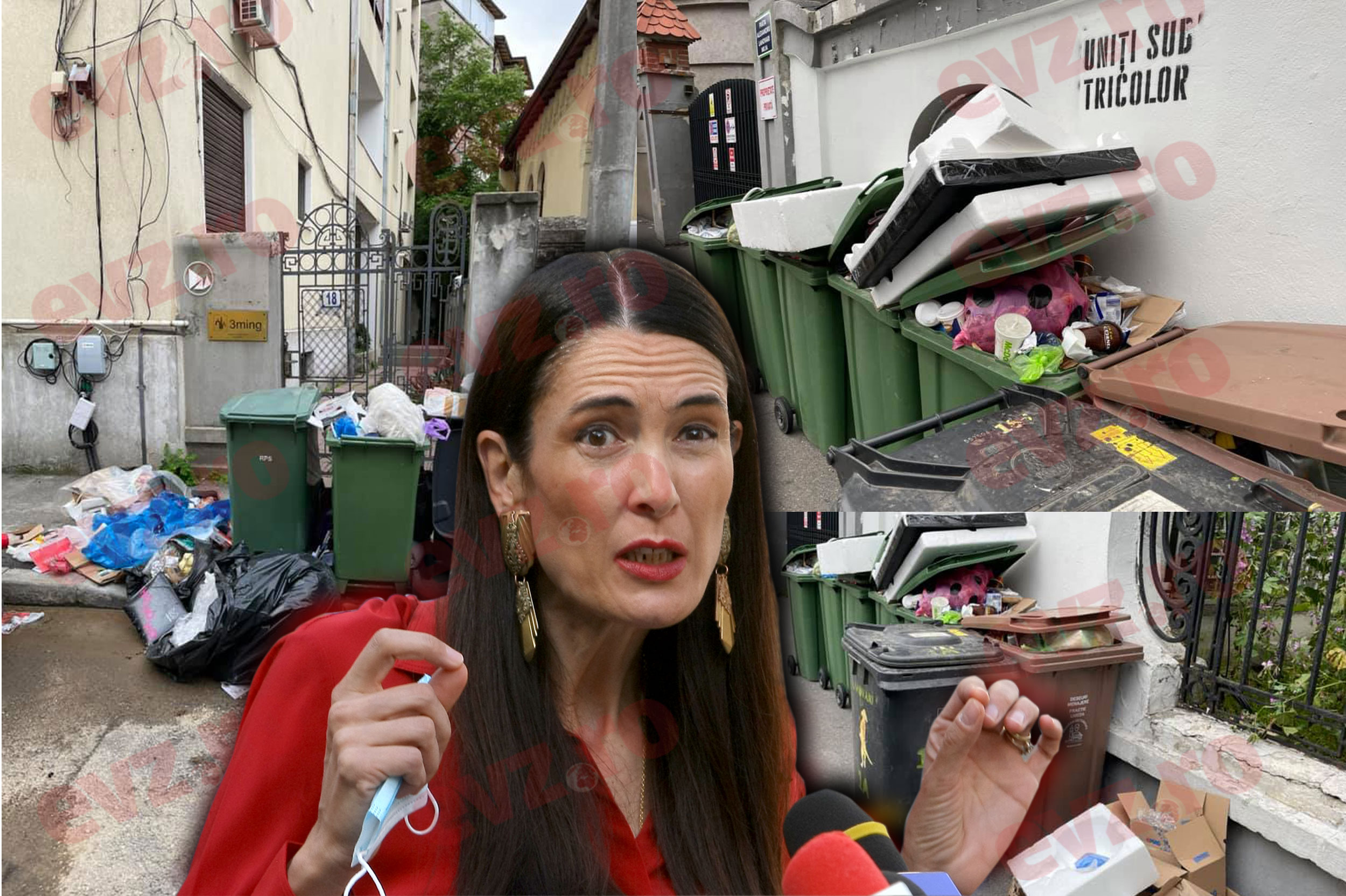 Alertă de gradul zero. Sectorul 1, un real pericol cu gunoaie neridicate. ”E momentul ca primarul Clotilde Armand să demisioneze”