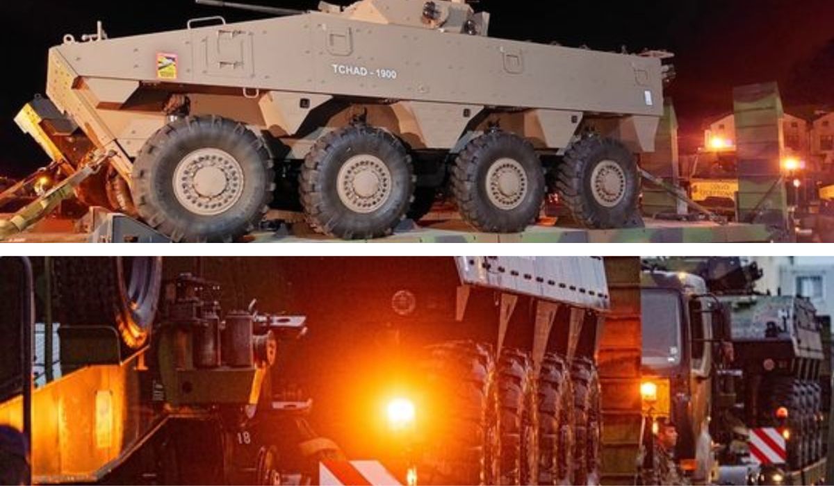 Tancuri și mașini de luptă blindate din Franța au ajuns în România, pentru întărirea bazei militare de la Cincu