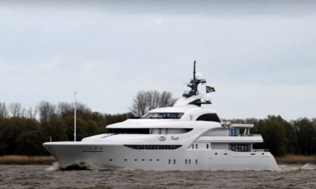 Apariție neașteptată. Super-Iahtul lui Putin, supranumit ”Balena ucigașă”, văzut în largul coastelor Estoniei. Video