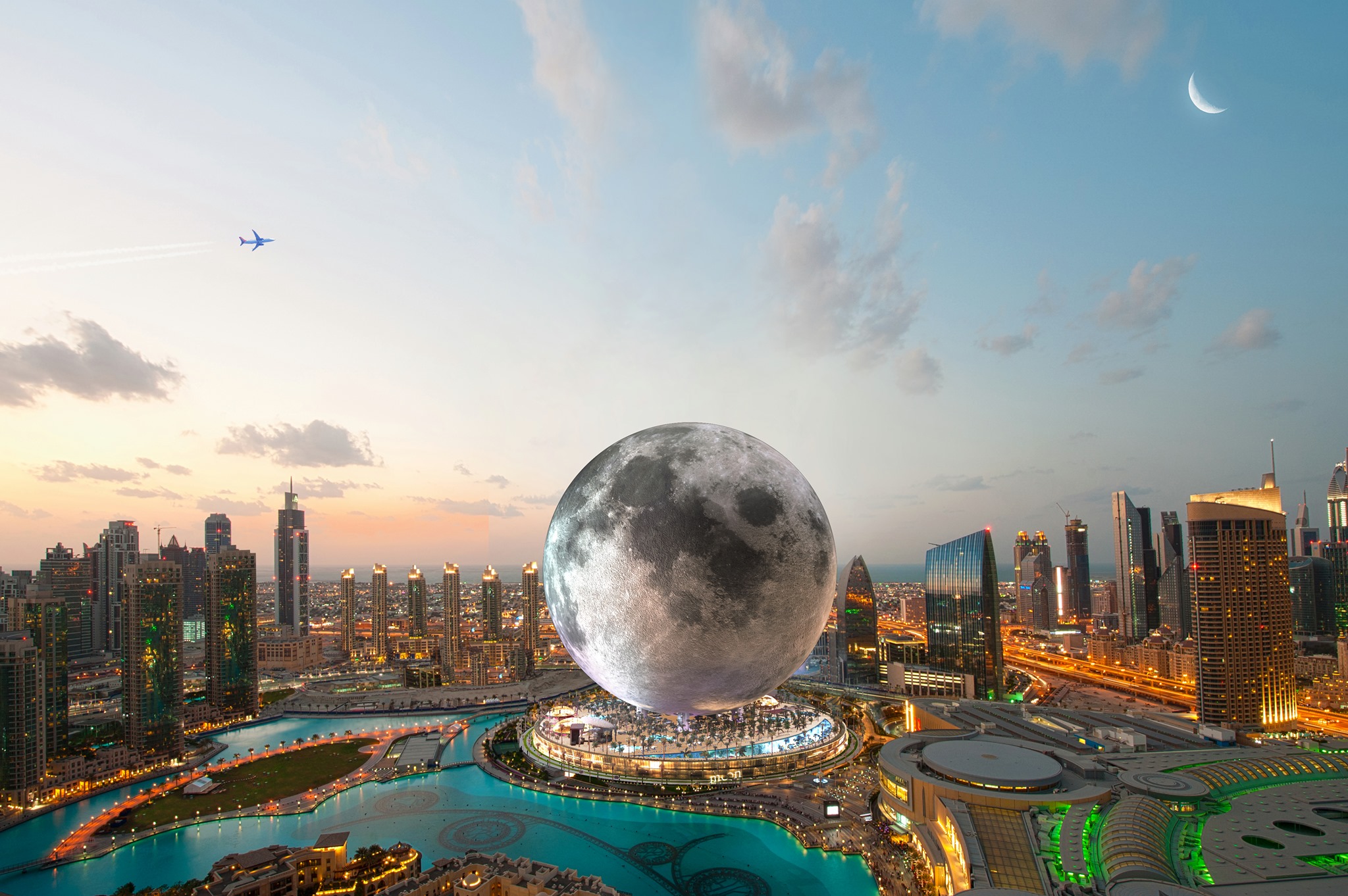 Luxul la cote maxime. În Dubai va fi construită o Lună nouă, utilă oamenilor. Imagini, fascinante. Video