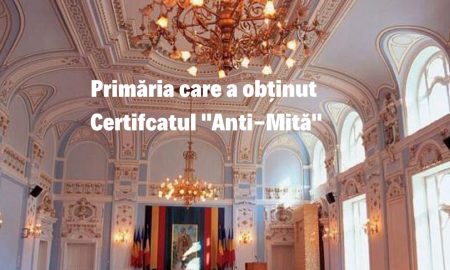 O Primărie din România a respectat cu strictețe regulile în raport cu cetățenii și a obținut Certificatul „Anti-Mită”