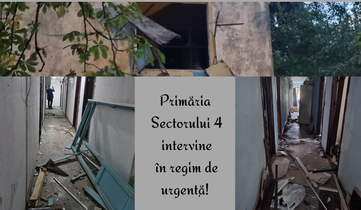 În urma exploziei din Sectorul 4, Primăria acționează în regim de urgență pentru refacerea locuințelor distruse